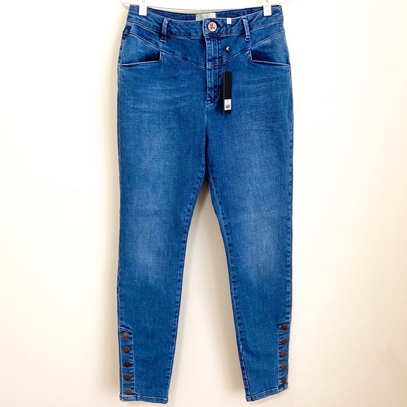 ONE TEASPOON Cali Blue Preachers Snap Ankle Jeans - Picture 3 of 11